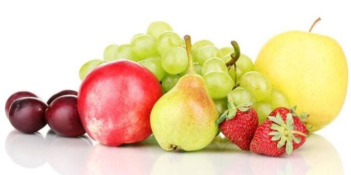 Fruit is de basis van het dieet van jonge meisjes die willen afvallen